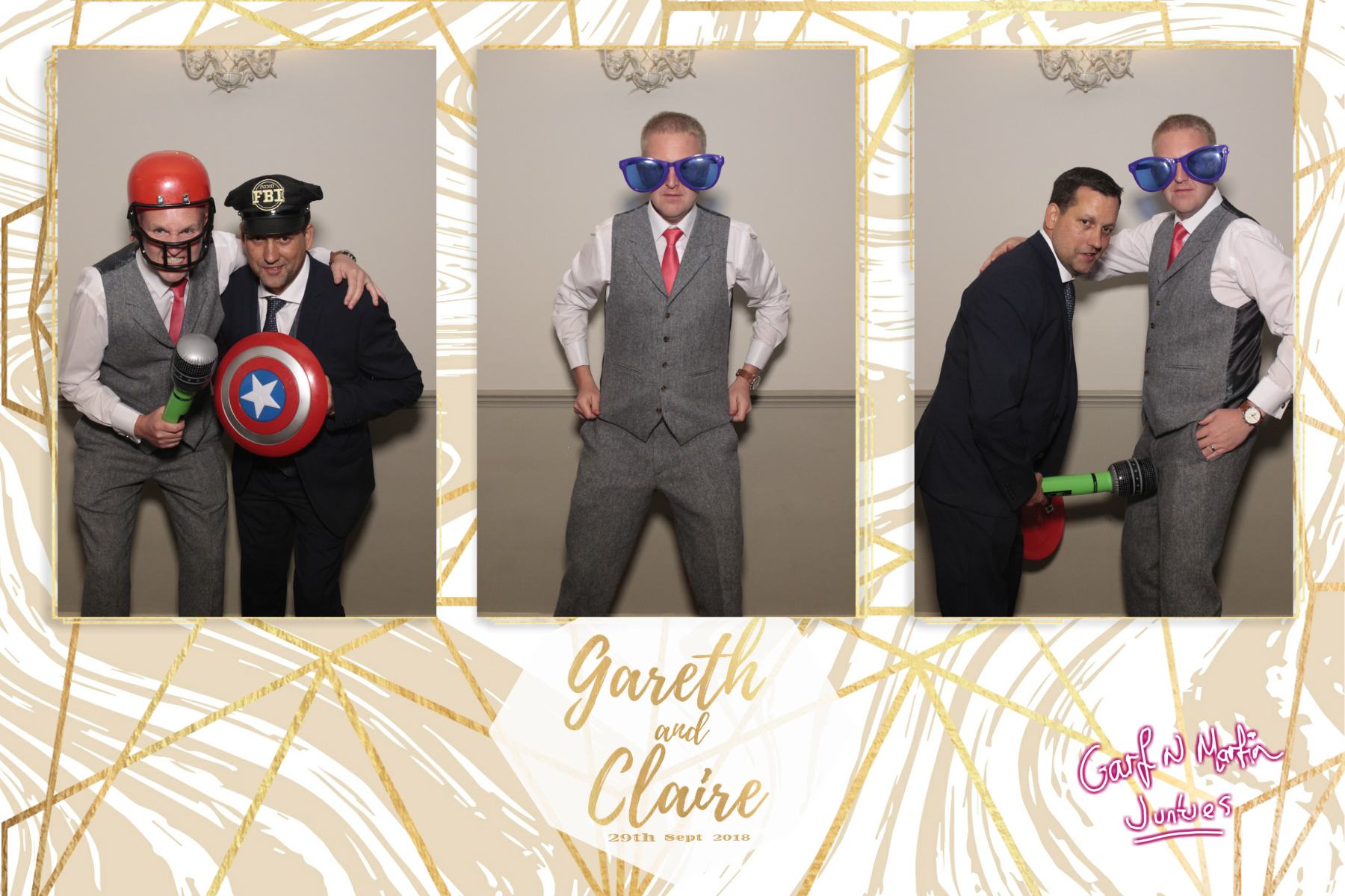 Claire & Gareth's Wedding | View more photos from the event at gallery.myphotoboothexperience.co.uk/u/MyPhotoBoothExperienceLtd/Claire-Gareths-Wedding